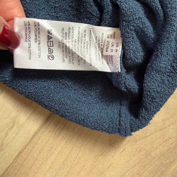 Free people beach Cabo Sweater Skirt Set - Sparkling Indigo NWT - Picture 8 of 10